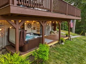 Sunset Lake | Hot Tub + Game Room | Dog Friendly