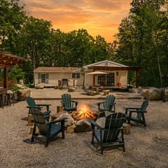 Peaceful Escape | Dock Option + Fire pit | Winni