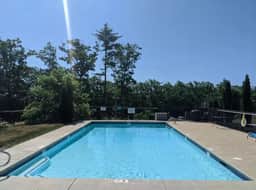 Modern Weirs Beach Getaway | Pool | Winnipesaukee